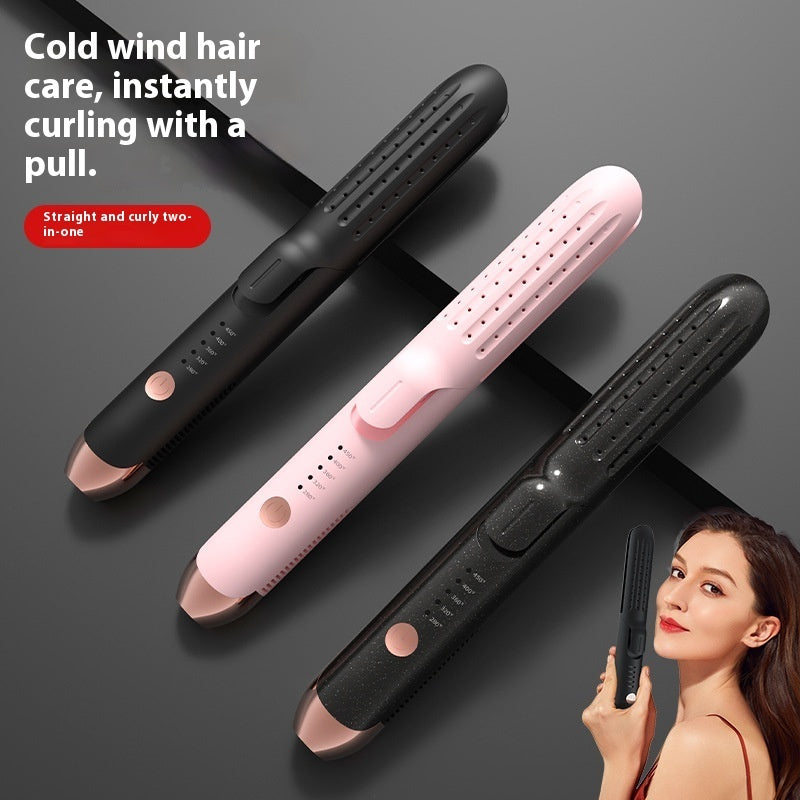Cold Air Hair Curler For Curling Or Straightening Two-in-one