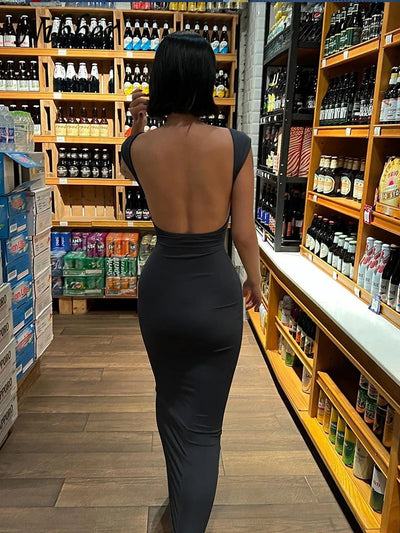 Elegant Backless Maxi Dress™