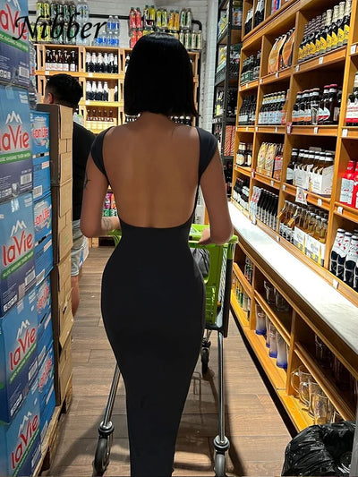 Elegant Backless Maxi Dress™