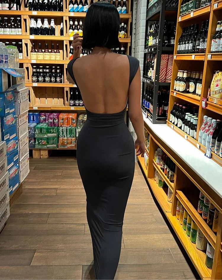Elegant Backless Maxi Dress™