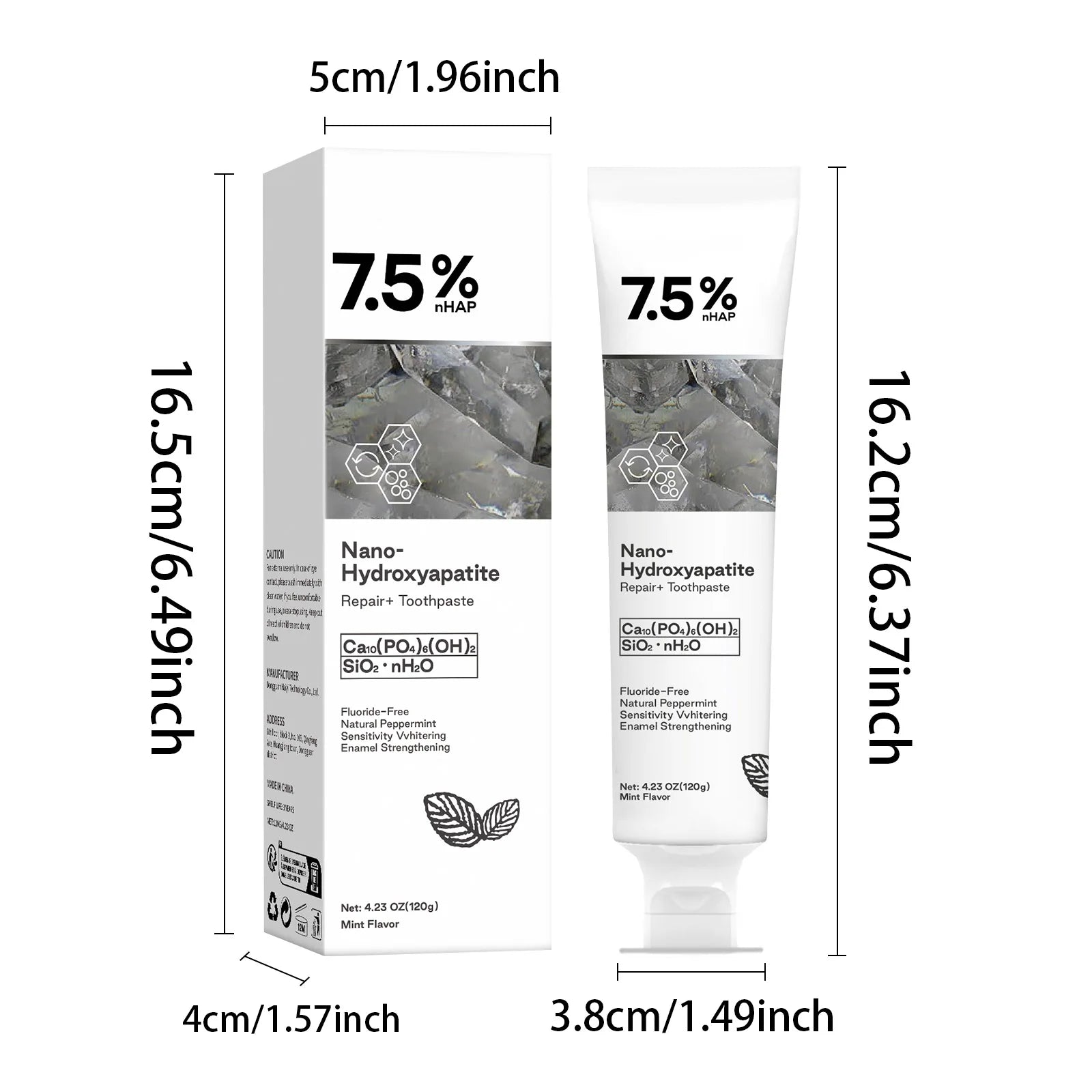 Belize 120g Nano Hydroxyapatite Toothpaste