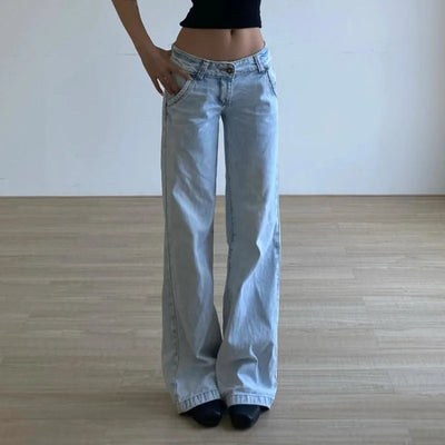Vintage Chic Low Waist Jeans™