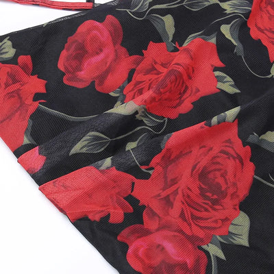 Elegant Floral Curve Maxi Dress