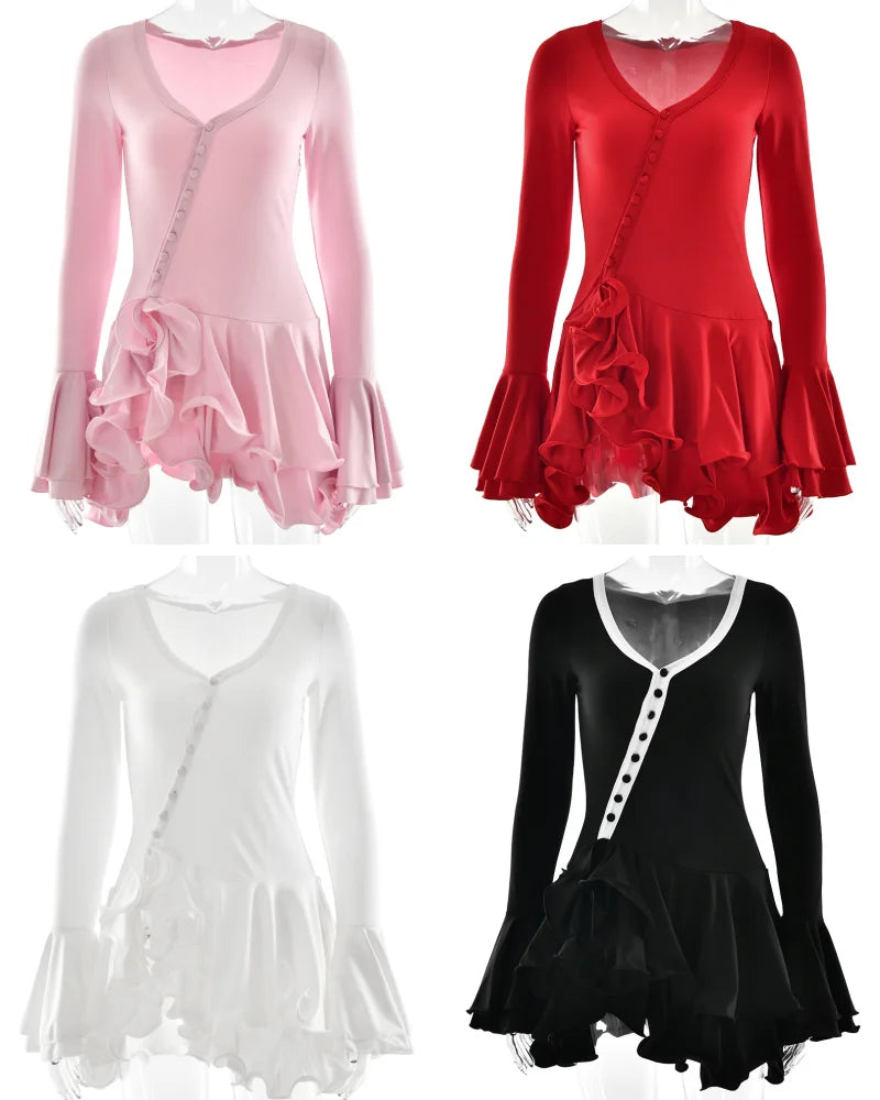 Velina Button Flare