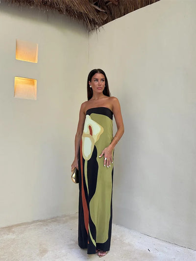 Belize Nice Backless Long Dress