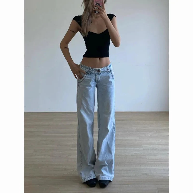 Vintage Chic Low Waist Jeans™