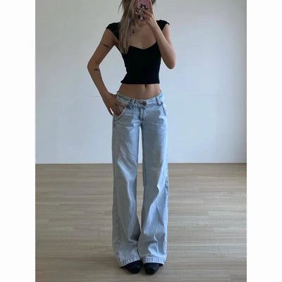Vintage Chic Low Waist Jeans™
