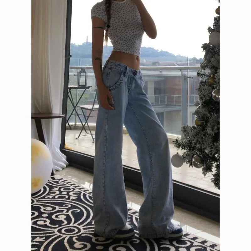 Vintage Chic Low Waist Jeans™