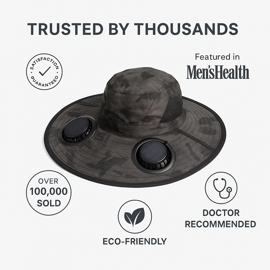 AdventureShield™ UV Protection Hat with Fan™