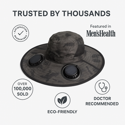 AdventureShield™ UV Protection Hat with Fan™