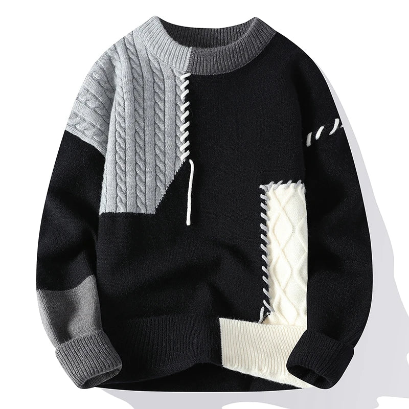 Cozy Color Block Sweater