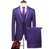 Men'S Stent Business Three-Piece Suit Large Size Suit Foreign Trade