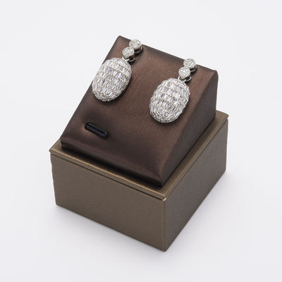Fashion Jewelry Sets Luxury Women Zircon Set Jewelry 'Custume Necklace Ring Bracelet Earrings Jewelry Set