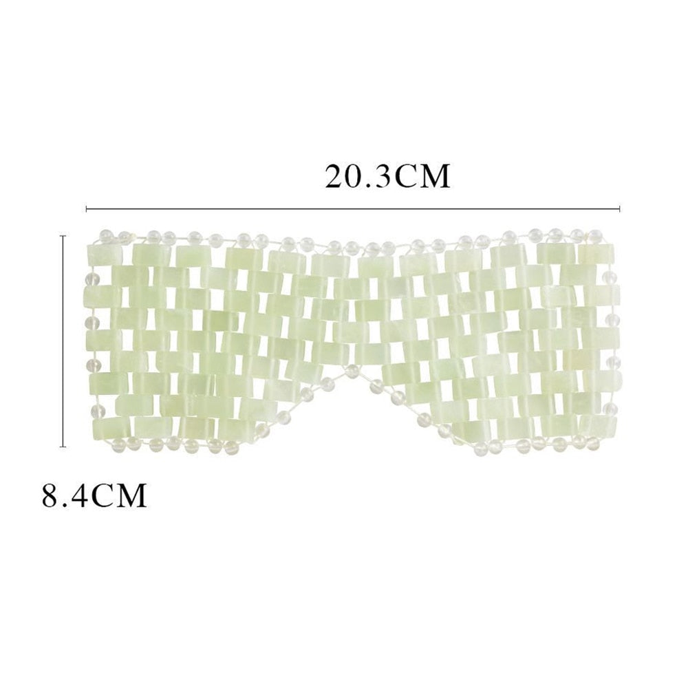 LeilaLauer Alleviate Jade Eye Mask
