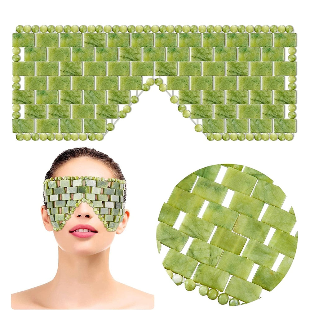 LeilaLauer Alleviate Jade Eye Mask