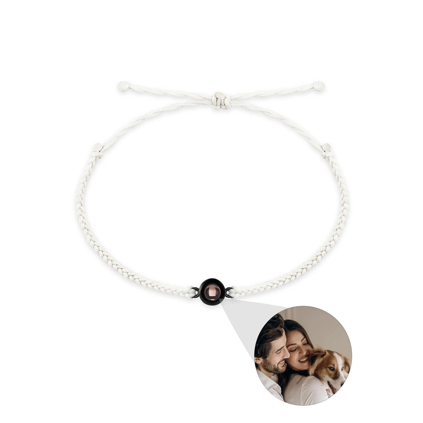 Personalized Circle Photo Bracelet