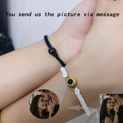 Personalized Circle Photo Bracelet