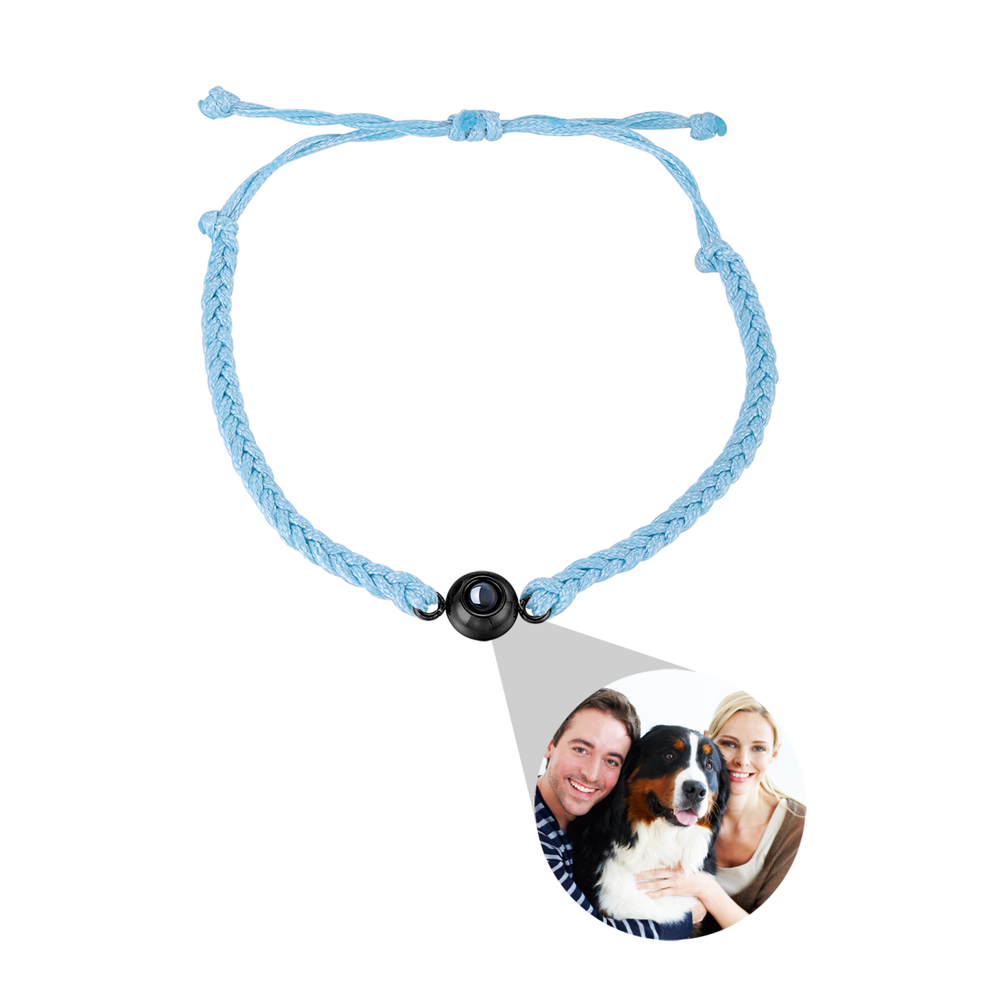 Personalized Circle Photo Bracelet